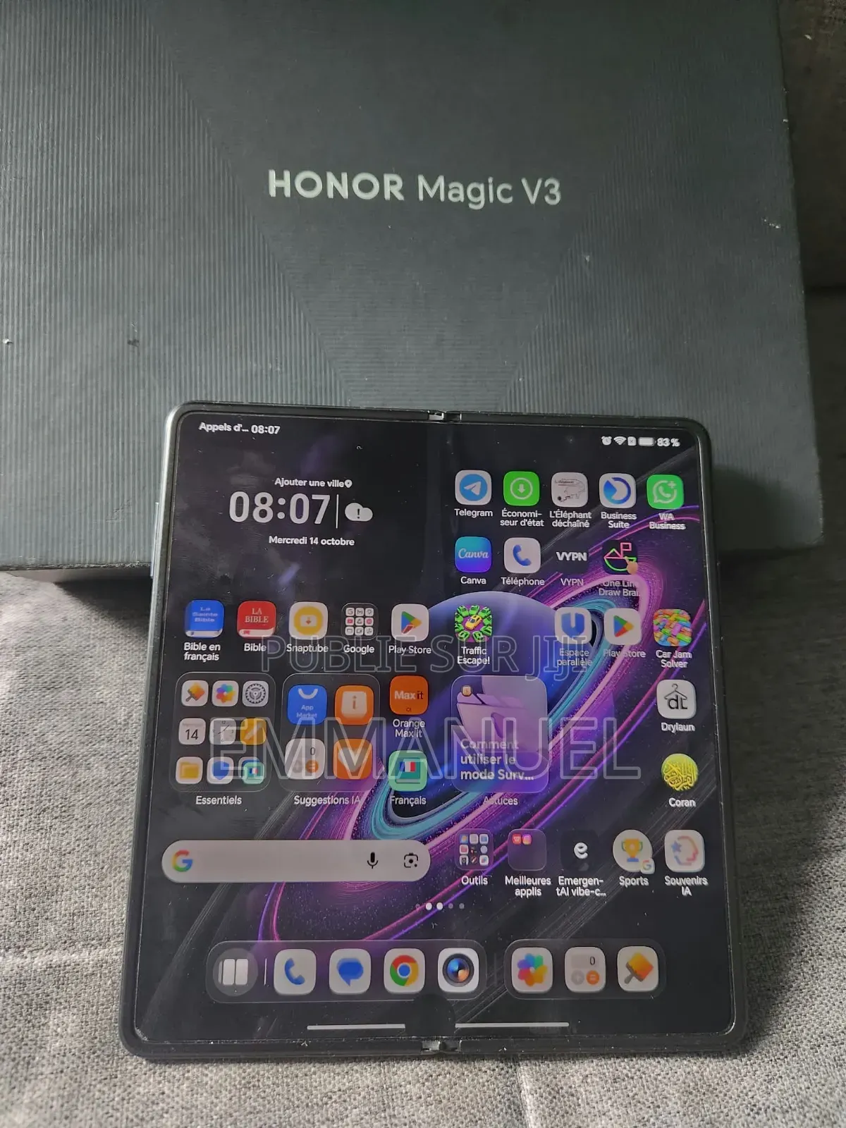 Honor Magic V3 512 GB Noir