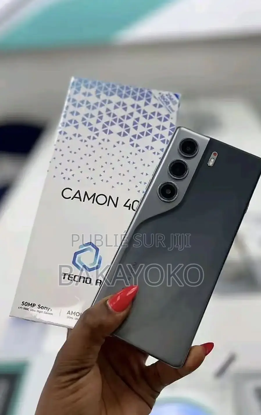 Tecno Camon 40 256 GB Noir