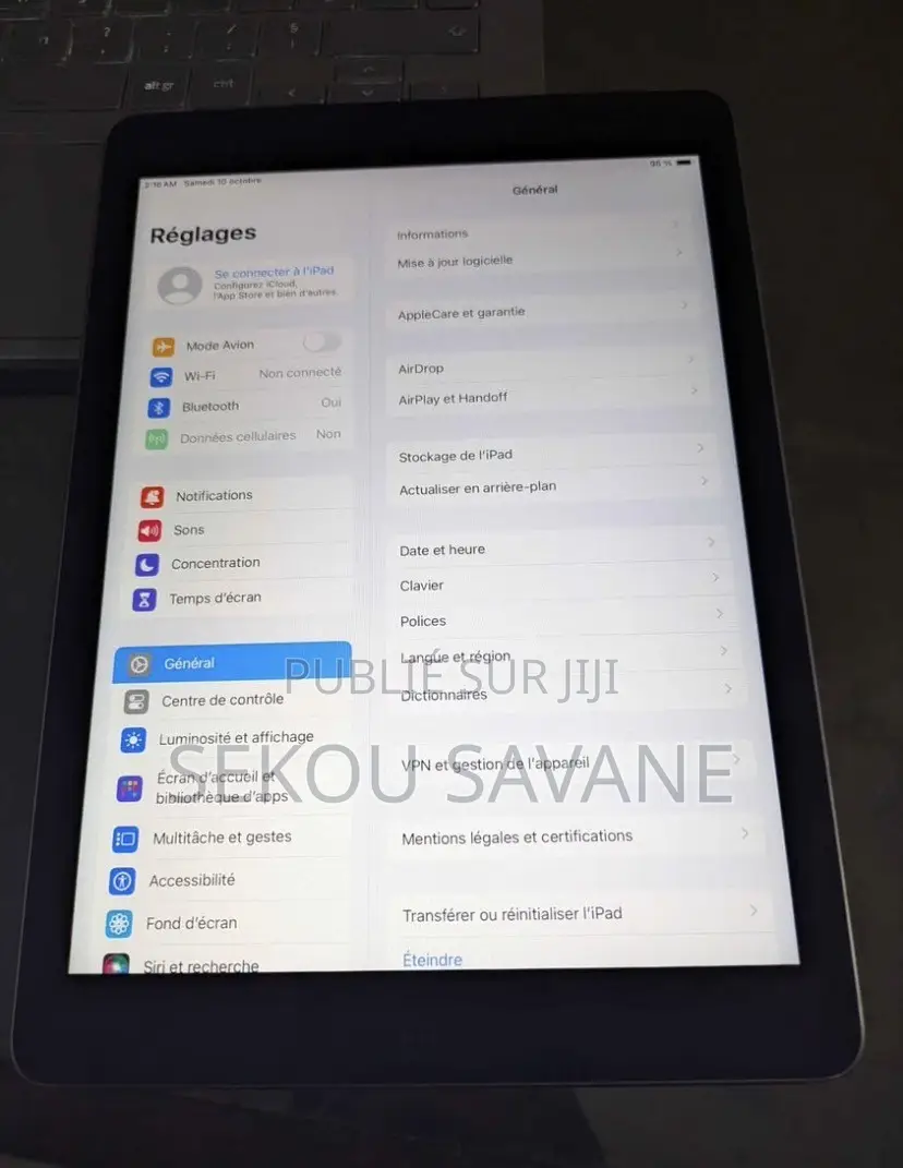 Nouveau Apple iPad 10.2 (2021) 256 GB Blanc
