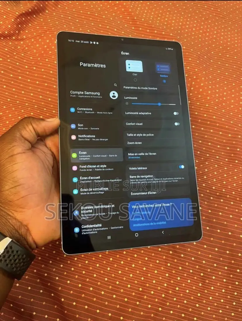 Nouveau Samsung Galaxy Tab S6 Lite 128 GB Noir