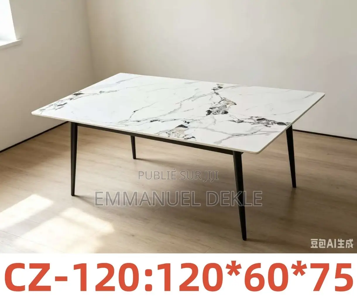Table À Manger en Marbrés