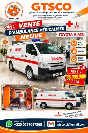 Nouveau Toyota HiAce 2026 Blanc