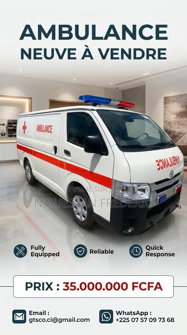 Nouveau Toyota HiAce 2026 Blanc