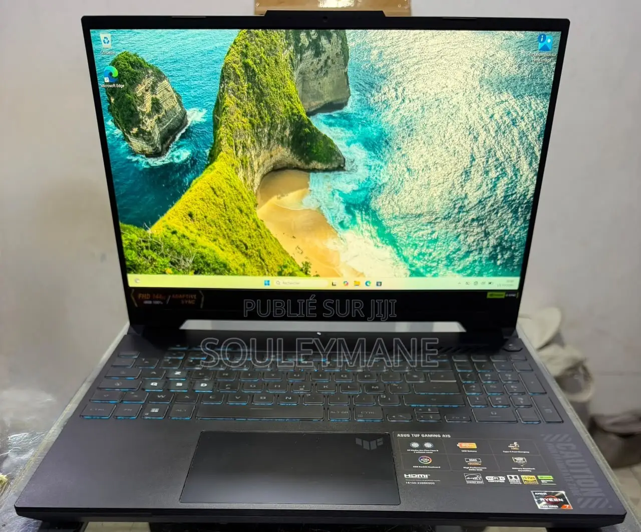 Ordinateur portable Asus TUF Gaming A15 16GB AMD Ryzen 7 SSD 512GB