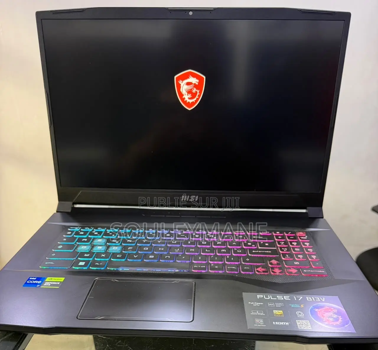 Nouveau Ordinateur portable MSI Pulse GL76 32GB Intel Core i7 SSD 1T