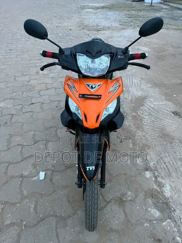 Nouveau TVS Rockz 125 2025 Orange
