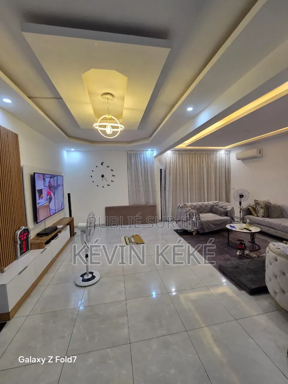 Meublé 3chbre Appartement dans Grâce Immobilier, Cocody à Louer