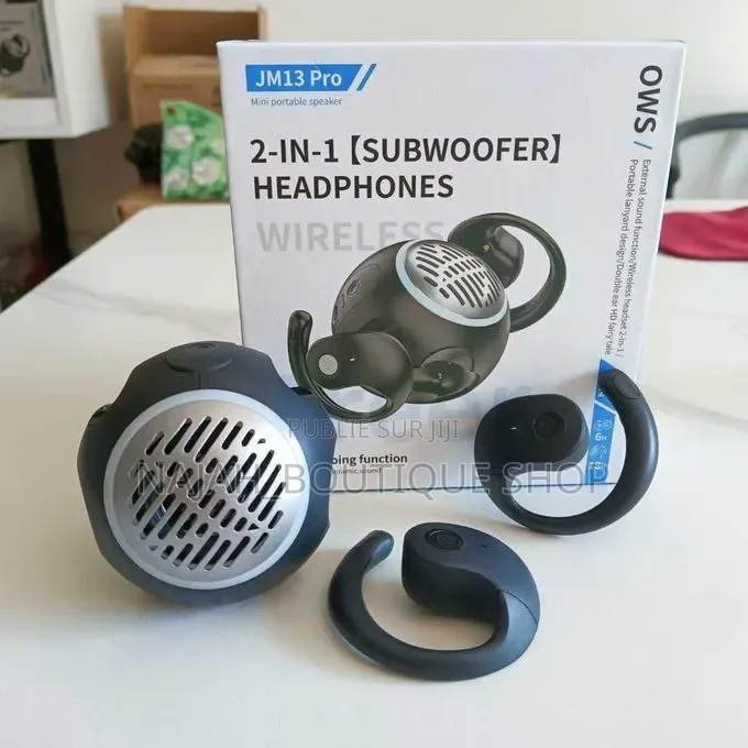 Écouteurs Bluetooth JM13 Pro 2 en 1