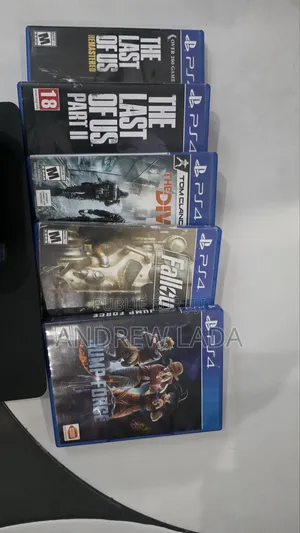 Ps4 Slim+5 Jeux Disc+2 Manette