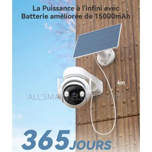 Caméra Rechargeable 15000mAh Connexion Wi-Fi Et Cart Sim