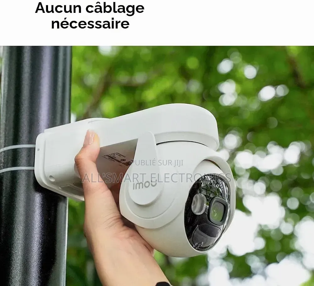 Caméra Rechargeable 15000mAh Connexion Wi-Fi Et Cart Sim