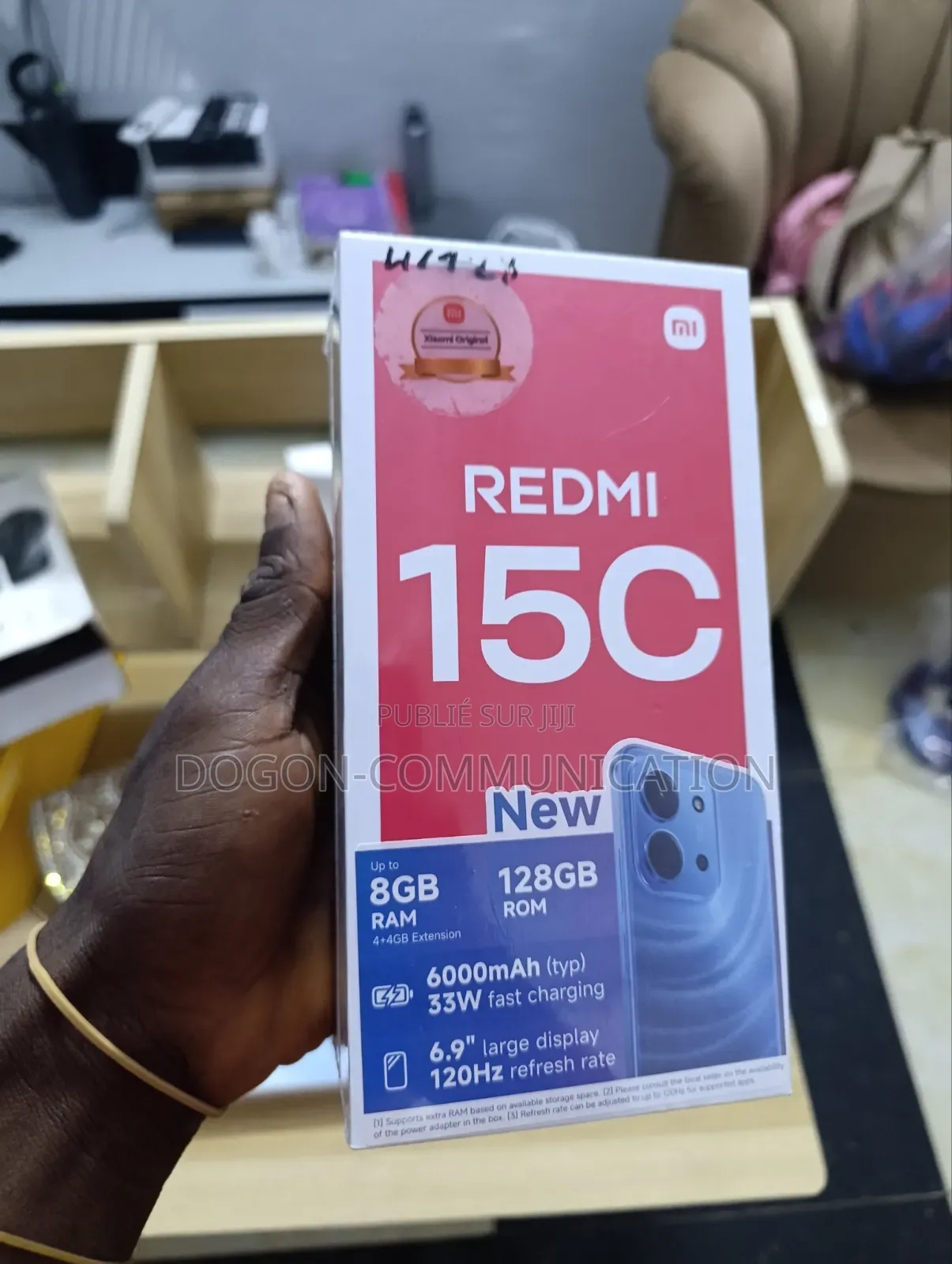 Nouveau Xiaomi Redmi 15C 128 GB Noir