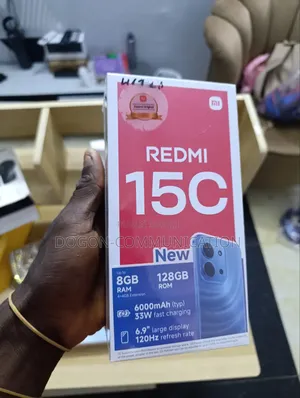 Nouveau Xiaomi Redmi 15C 128 GB Noir