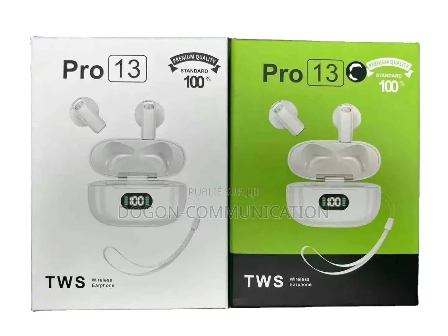 Écouteurs Sans Fil TWS Pro 13 Avec Affichage Led