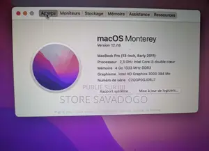 Nouveau Apple MacBook Pro 2019 16GB Intel Core i5 eMMC 512GB