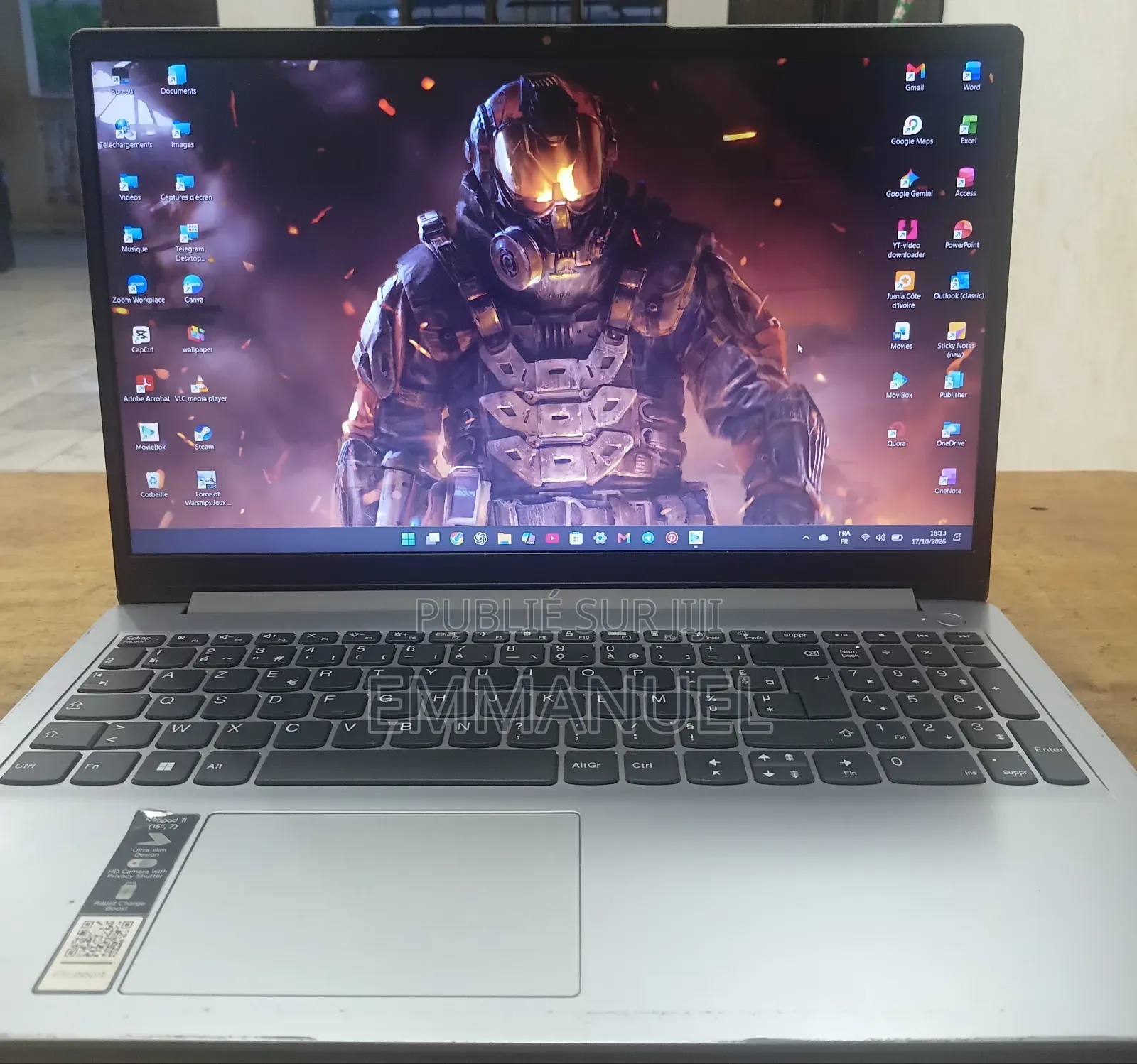 Ordinateur portable Lenovo IdeaPad 1 8GB Intel Celeron SSD 256GB
