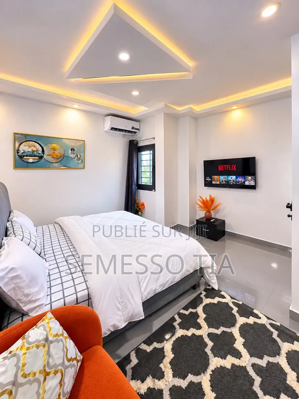 Meublé 1chbre Appartement dans Cocody à Louer