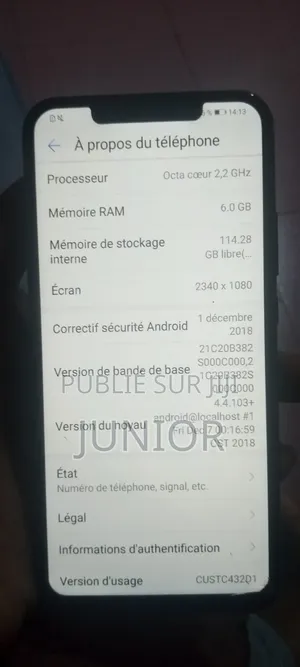 Huawei nova 3i 128 GB Noir