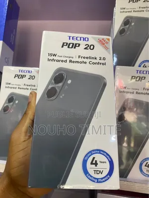 Nouveau Tecno Pop 20 128 GB Noir