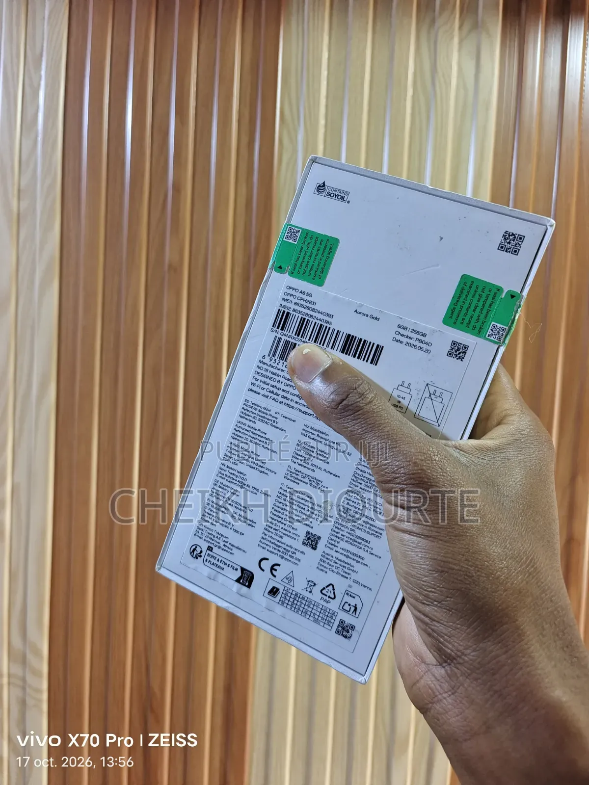 Nouveau Oppo A6 5G 256 GB