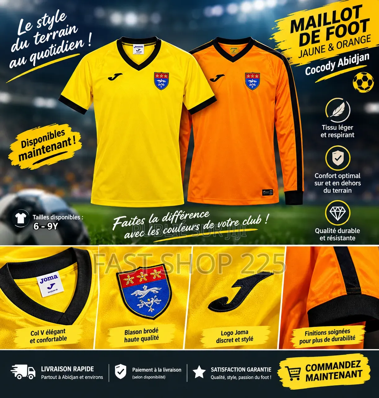 Lot 2maillot De Foot