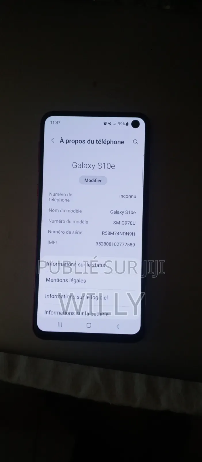 Samsung Galaxy S10e 128 GB Rouge