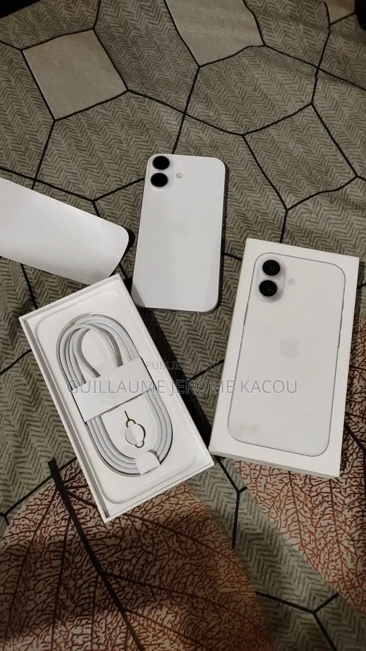 Nouveau Apple iPhone 16 256 GB Blanc