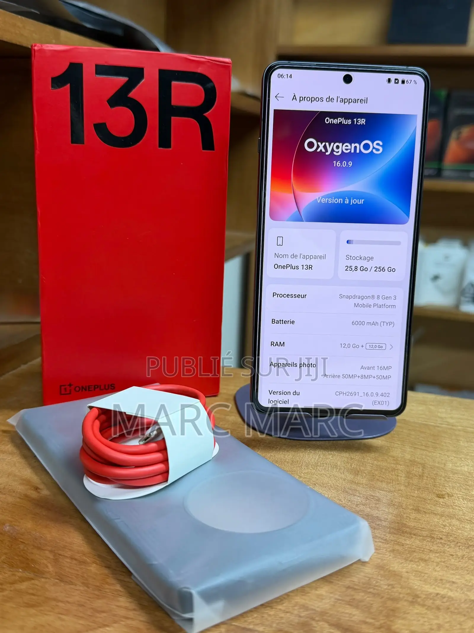 Nouveau OnePlus 13R 256 GB Noir