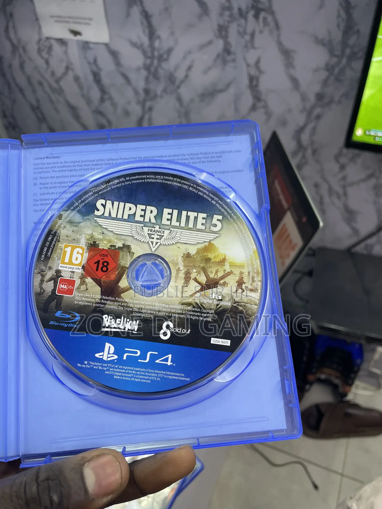 CD D’occasion Pour PS4