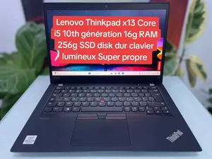Nouveau Lenovo ThinkPad X13 Gen 2 16GB Intel Core i5 SSD 256GB