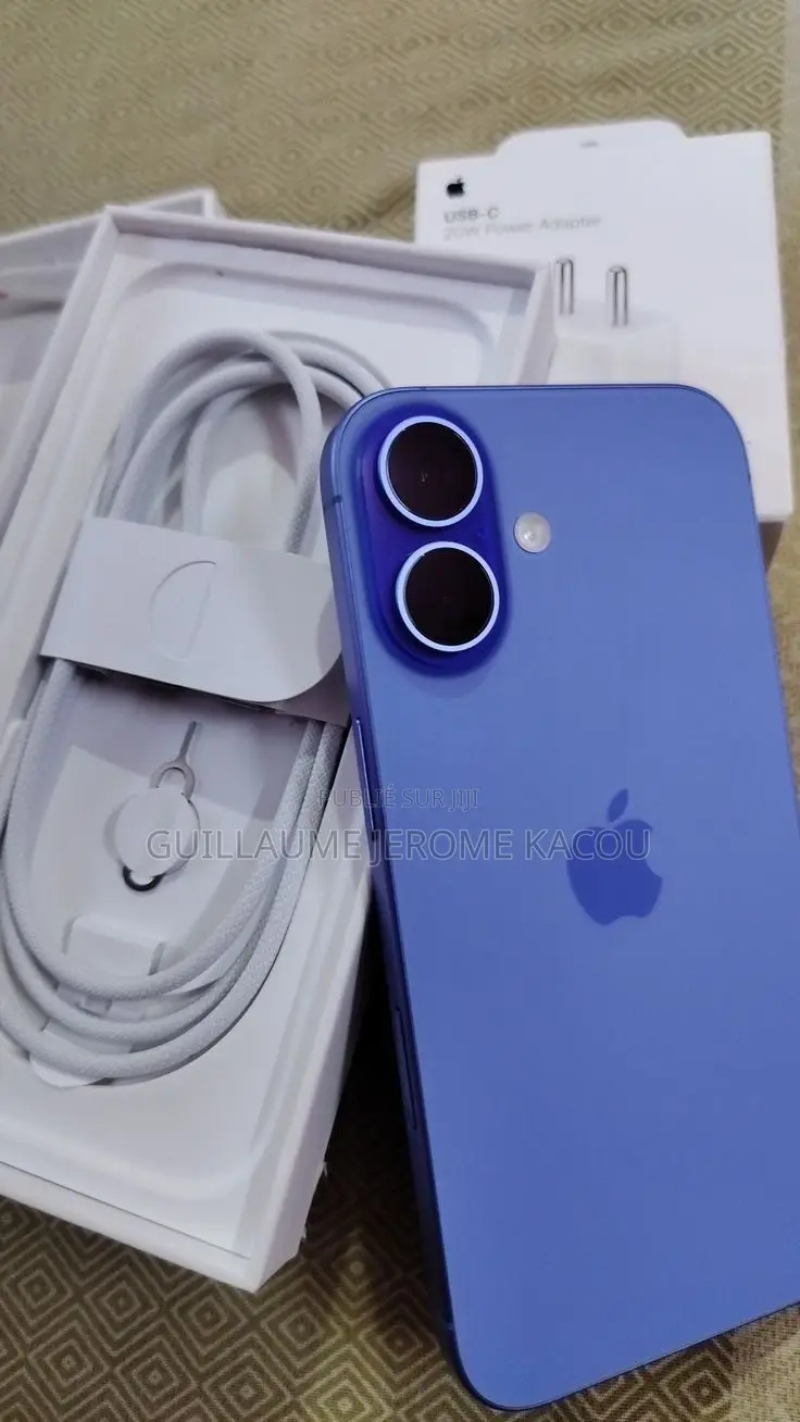 Nouveau Apple iPhone 16 128 GB Bleu
