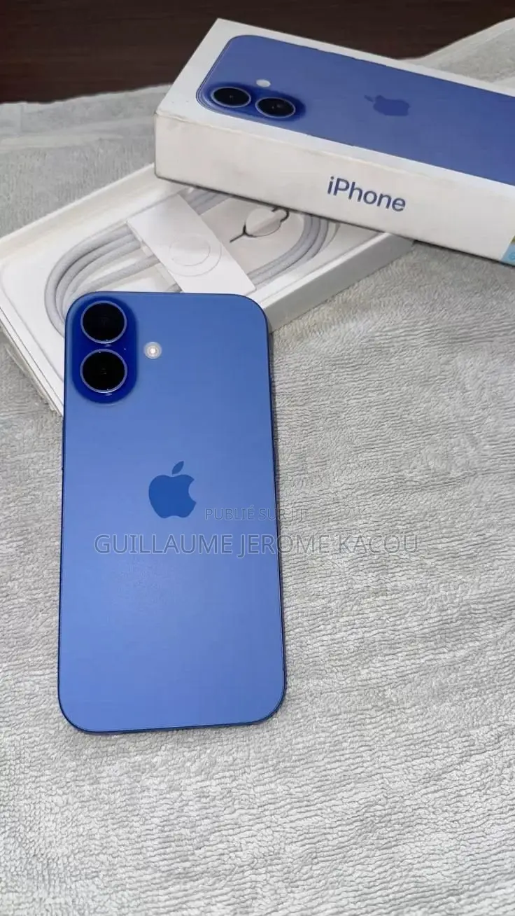 Nouveau Apple iPhone 16 128 GB Bleu