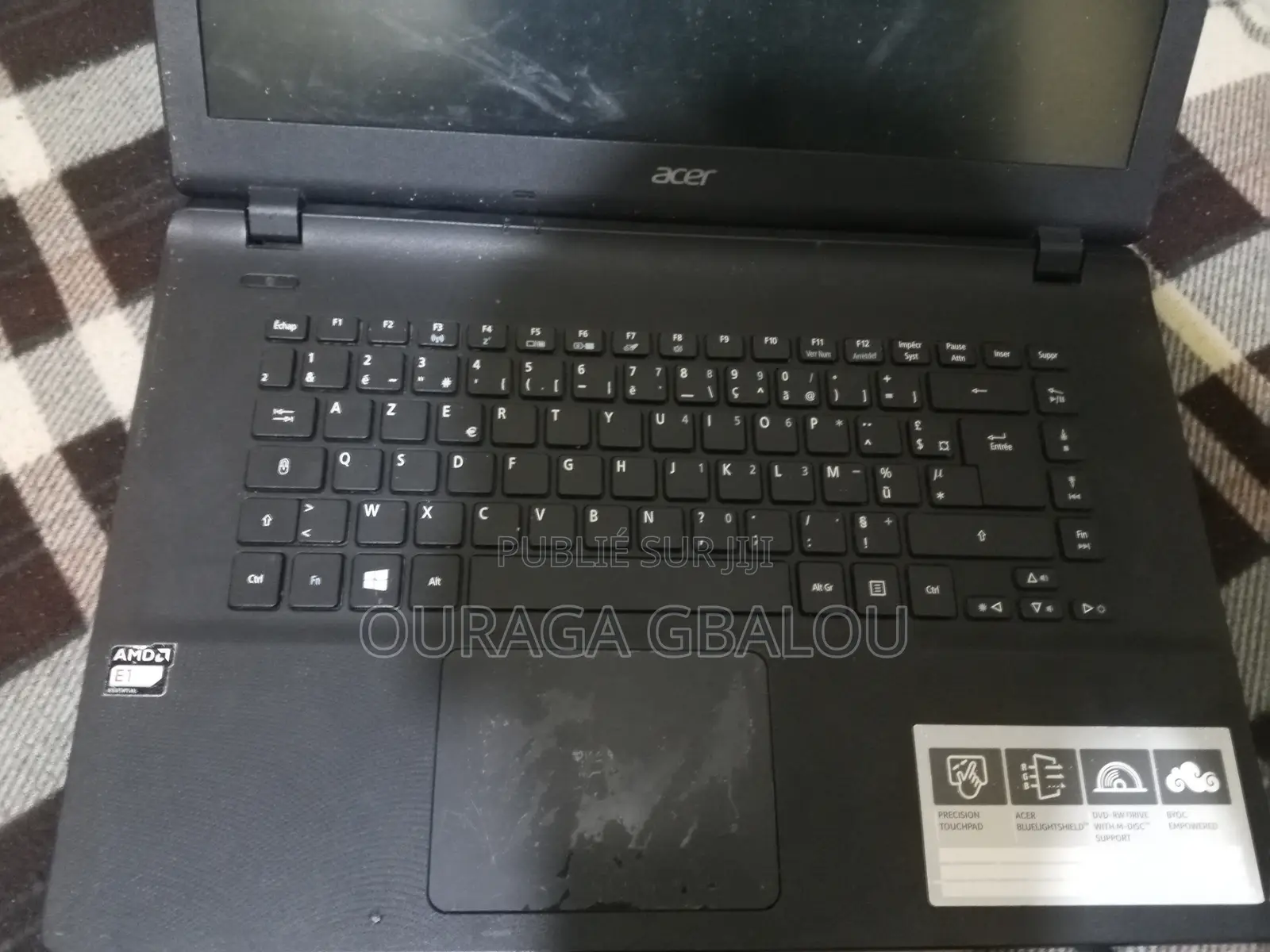 Ordinateur portable Acer Aspire ES1-520 8GB AMD A4 HDD 256GB