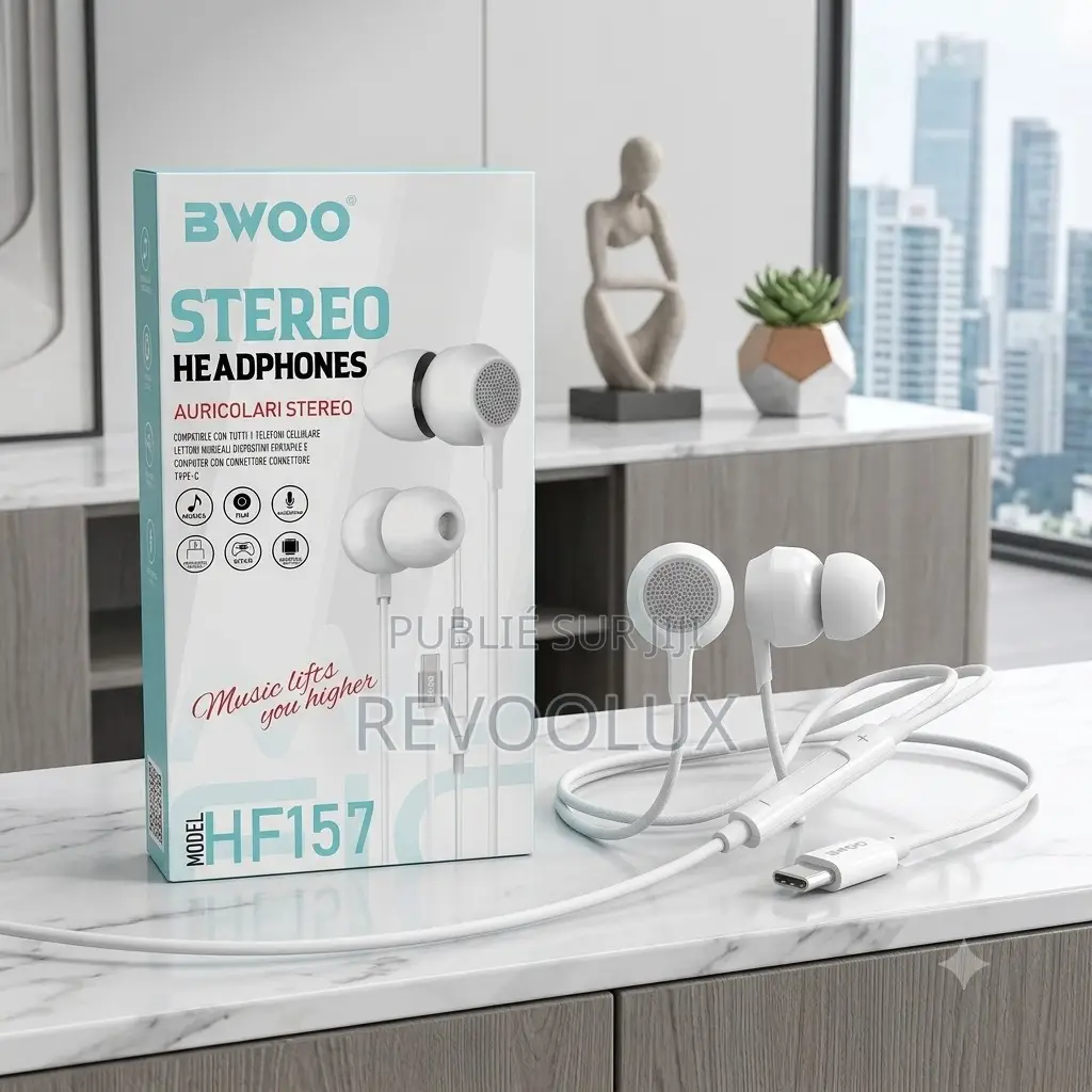 Écouteurs Filaires Bwoo Hf157 – Un Son De Qualité À Portée De Main !