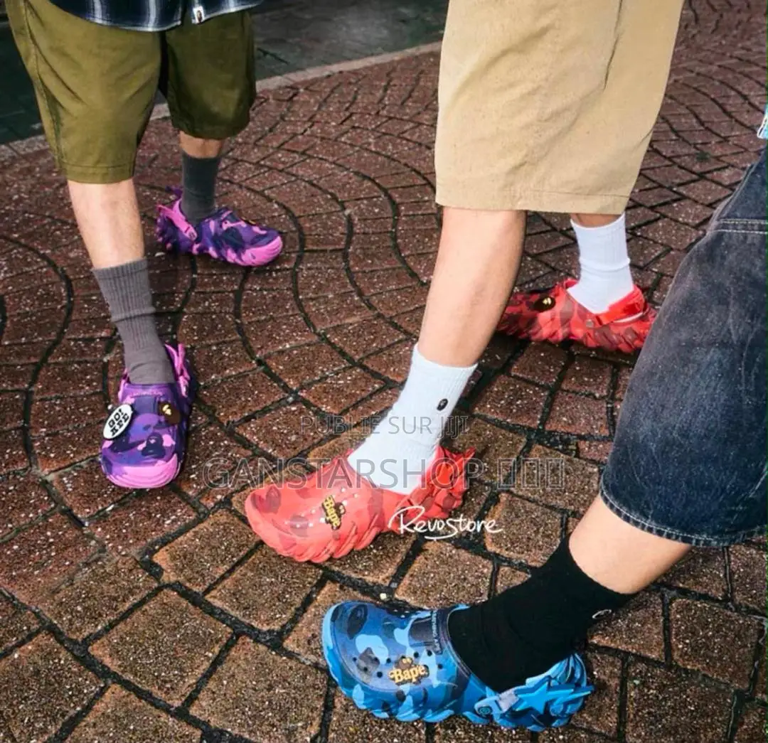 Crocs X Bape