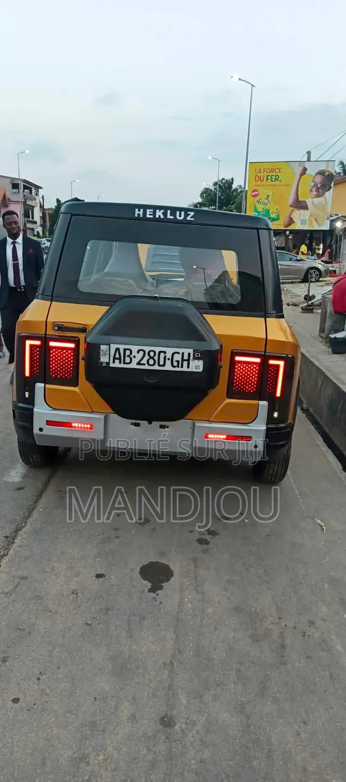 Voiture 2025 Jaune