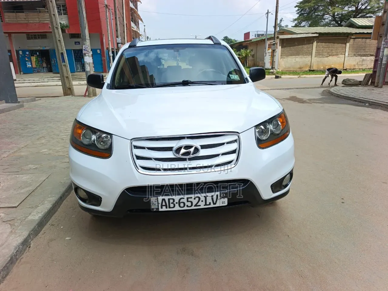Hyundai Santa Fe 2010 Blanc