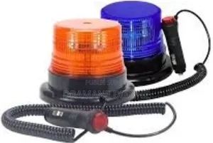 Gyrophare LED Magnetic Équipé d'Une Prise Allume-Cigare Et d'Un Câble