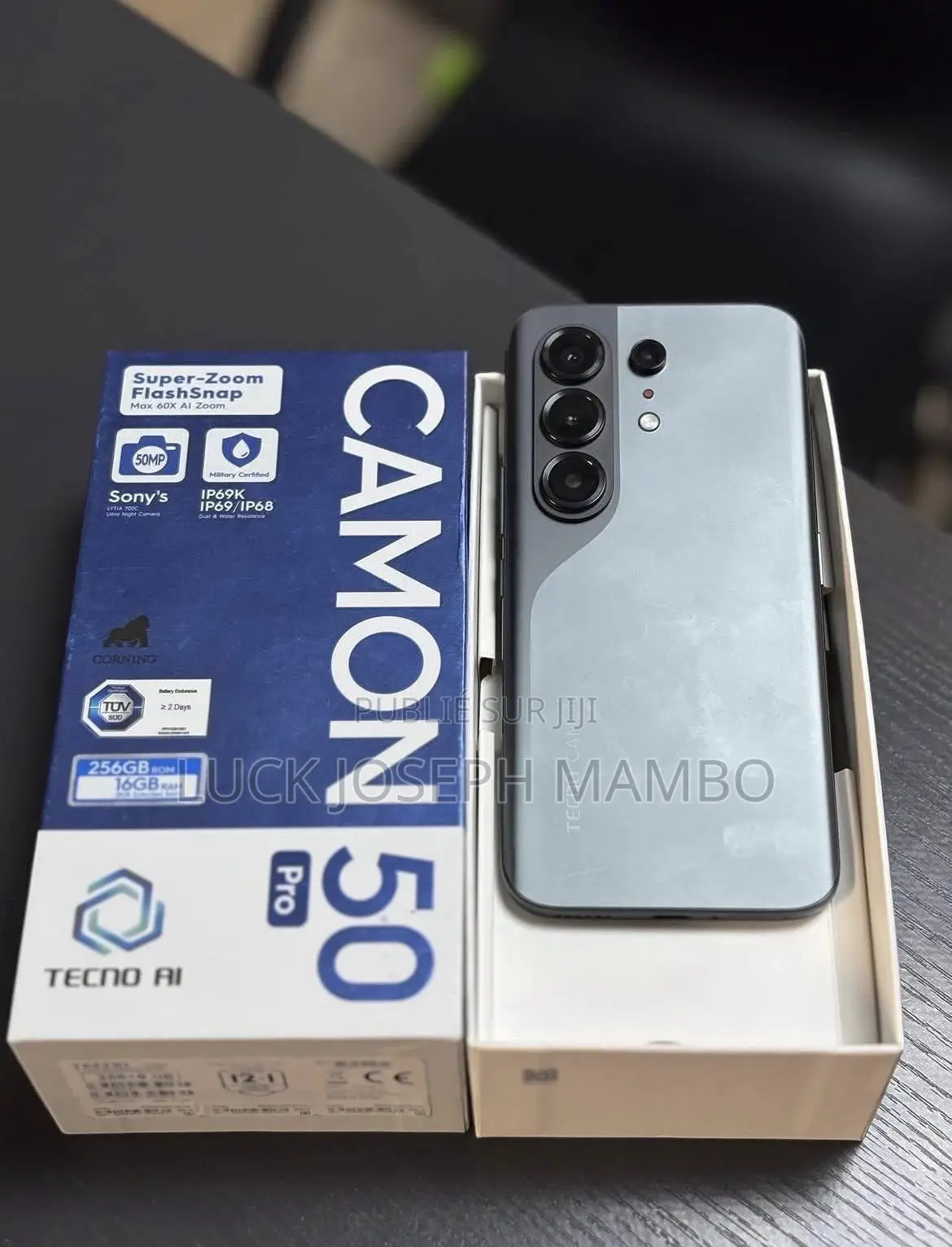 Nouveau Tecno Camon 50 Pro 256 GB Bleu