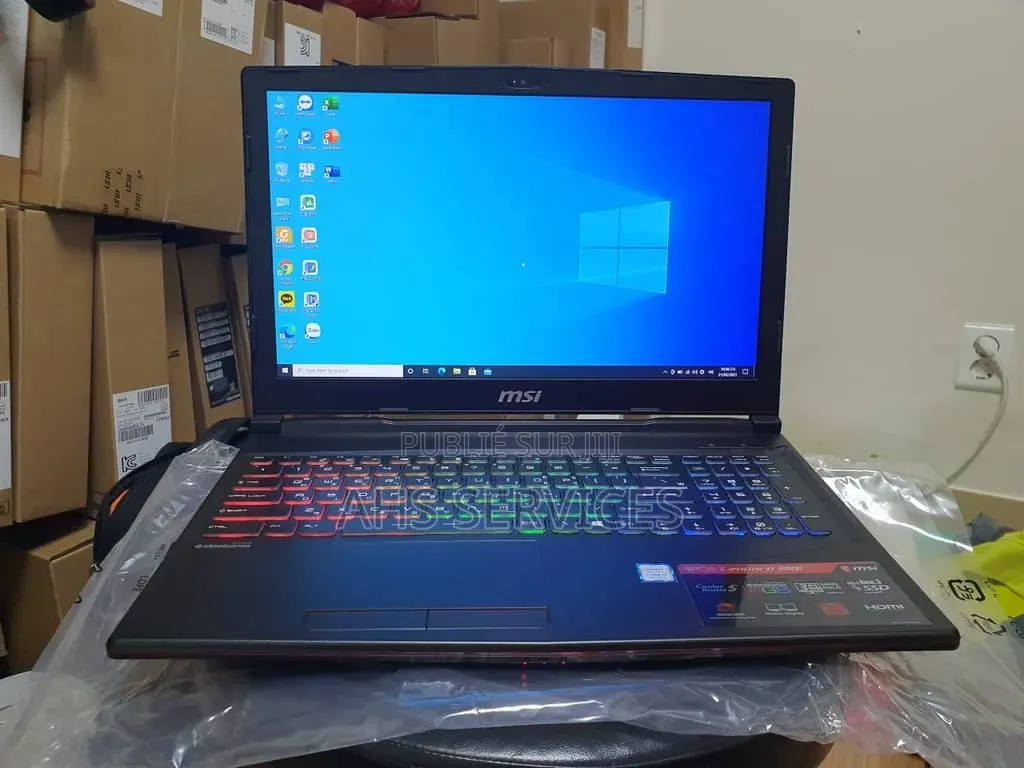 Nouveau MSI GP73 Leopard 8RE 8GB Intel Core i7 SSD 256GB