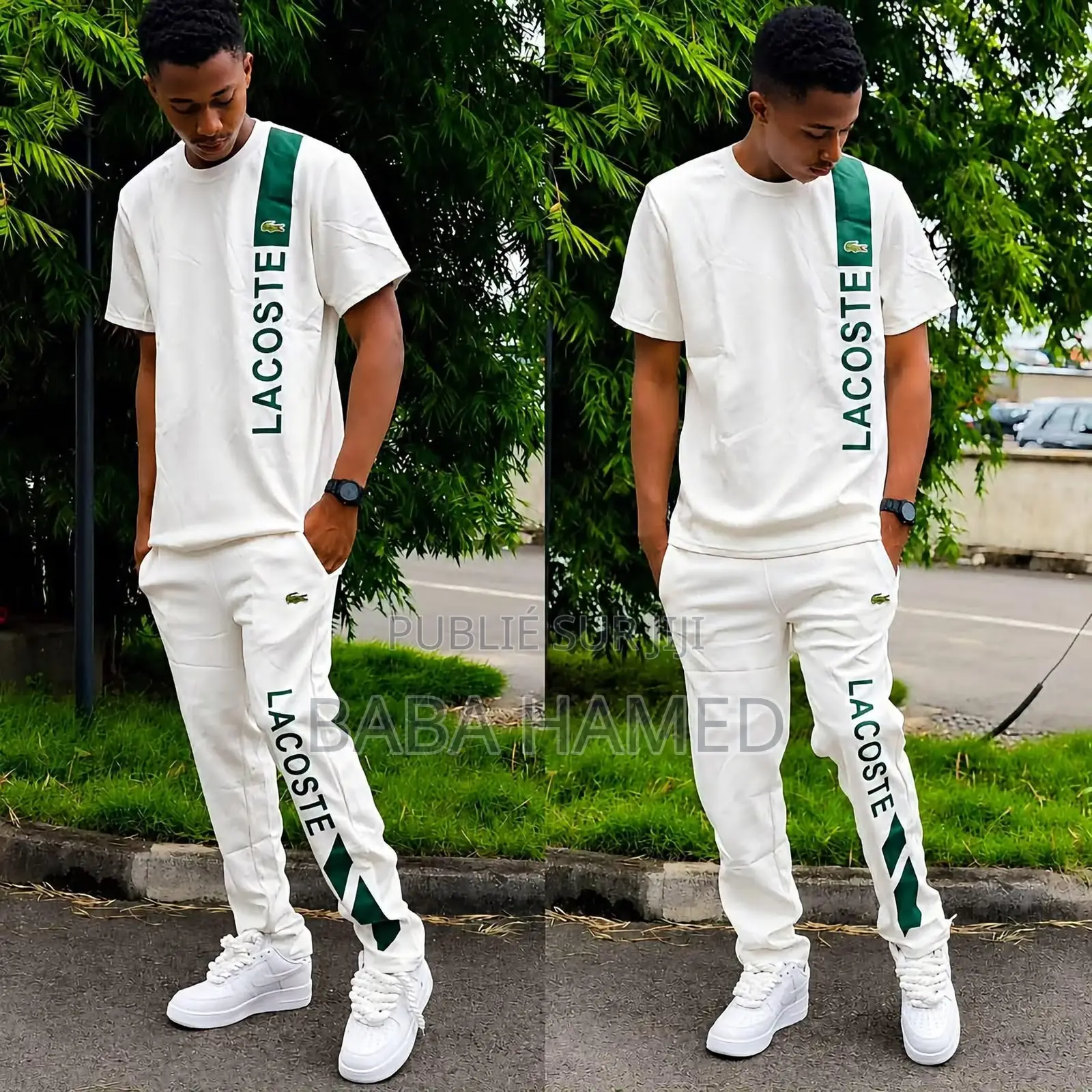Ensemble Complet Homme 100% Coton - Tee-Shirt + Jogging - 20000F