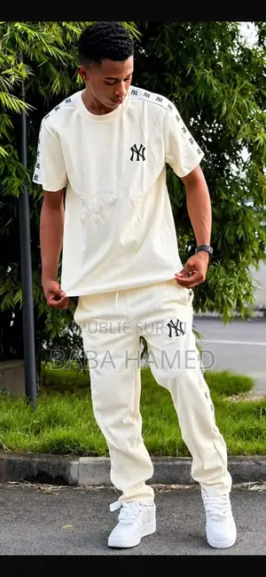 Ensemble Complet Homme 100% Coton - Tee-Shirt + Jogging - 20000F