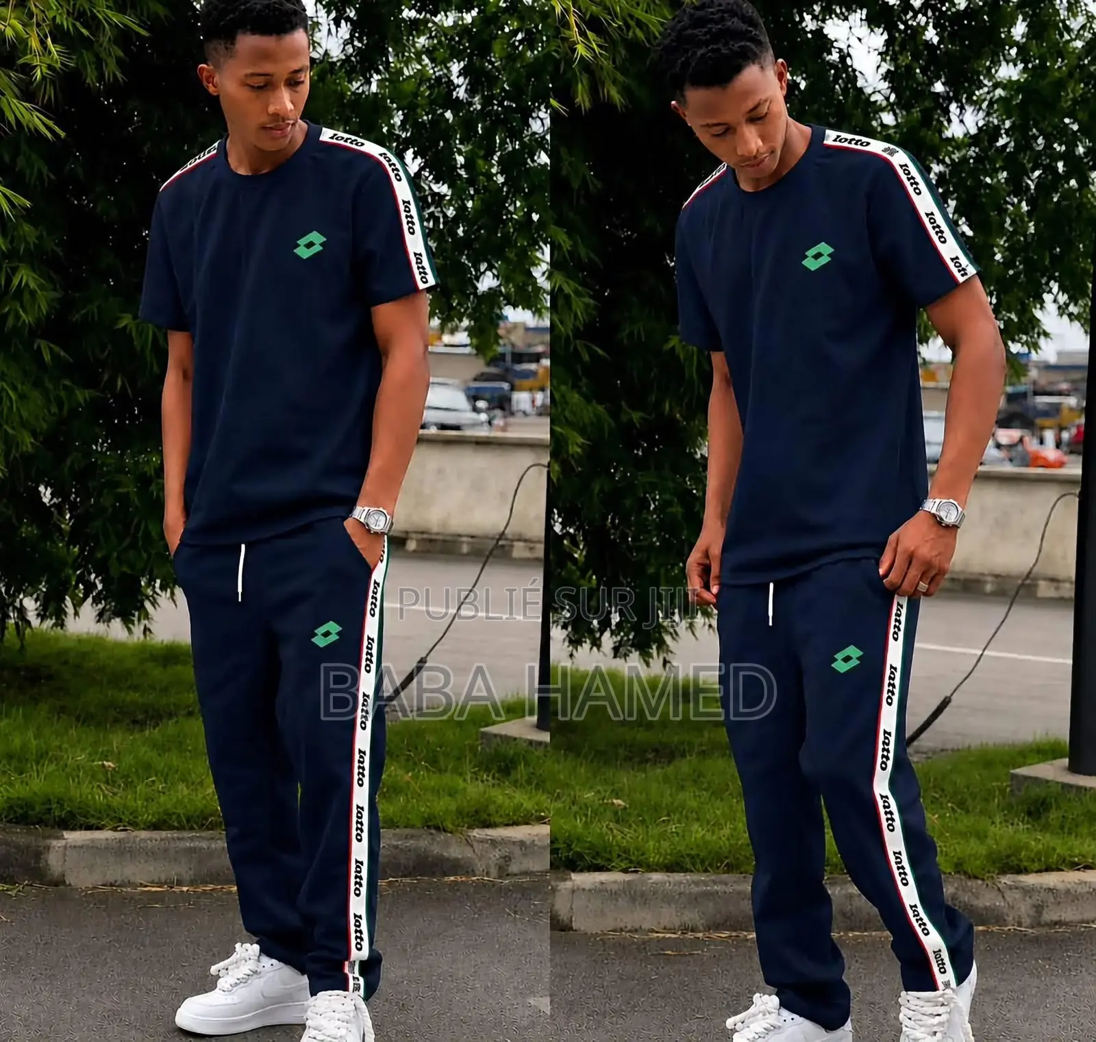 Ensemble Complet Homme 100% Coton - Tee-Shirt + Jogging - 20000F