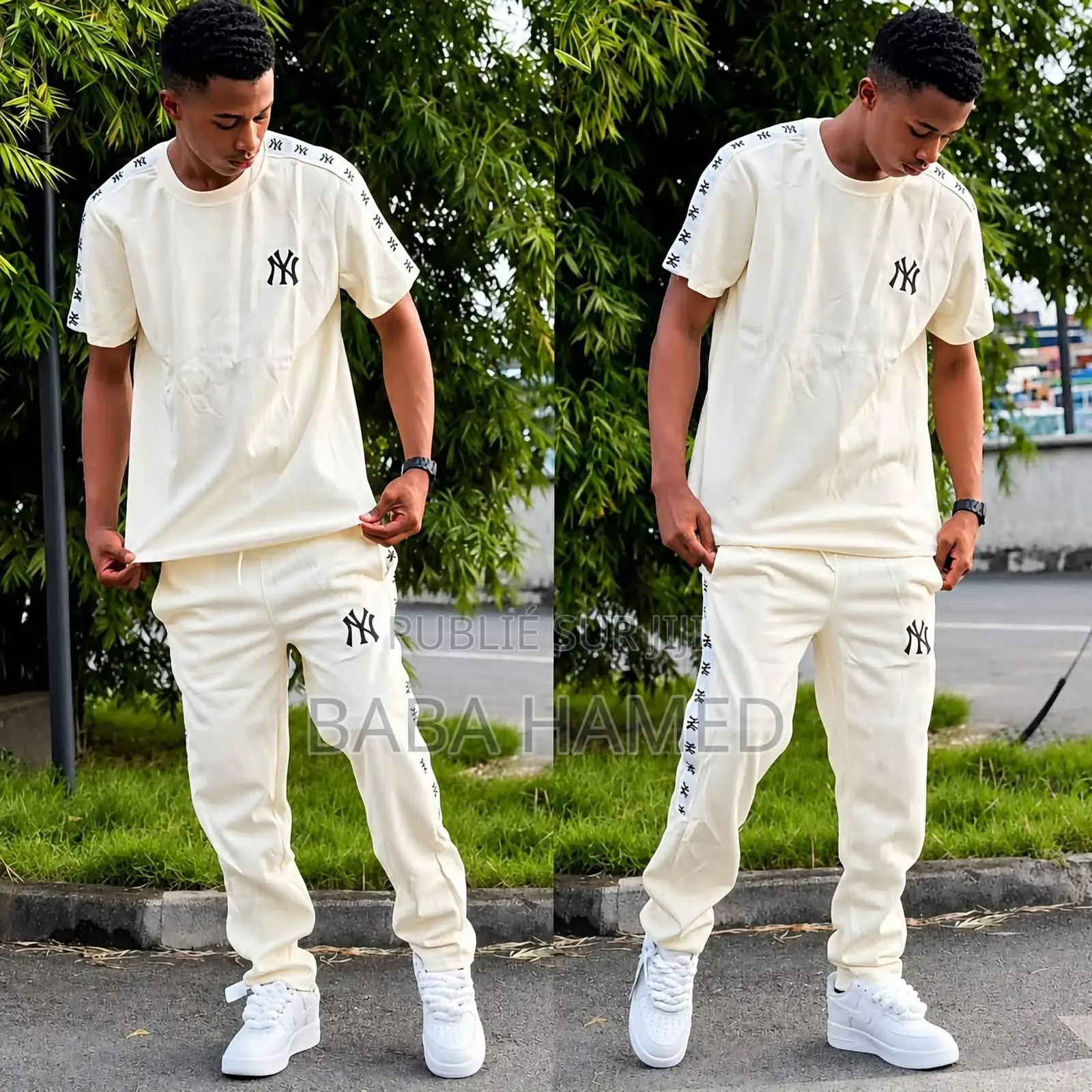 Ensemble Complet Homme 100% Coton - Tee-Shirt + Jogging - 20000F