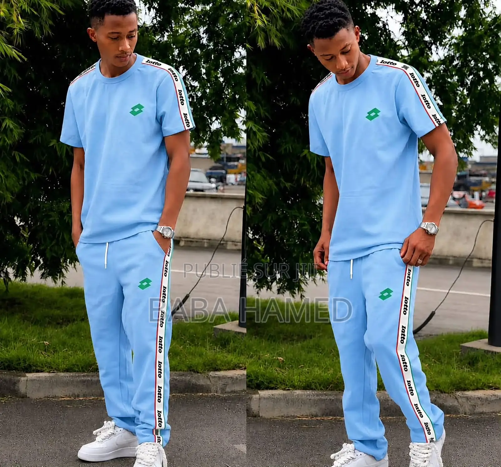 Ensemble Complet Homme 100% Coton - Tee-Shirt + Jogging - 20000F