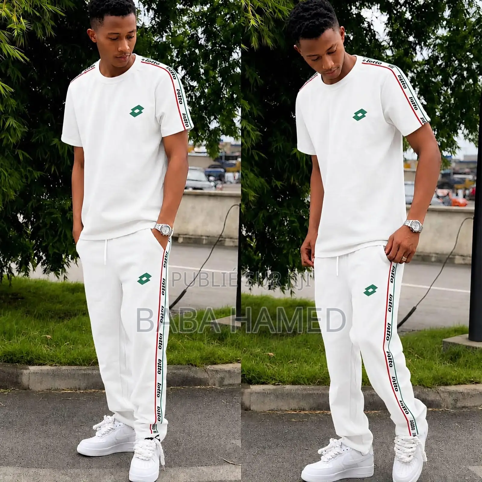 Ensemble Complet Homme 100% Coton - Tee-Shirt + Jogging - 20000F