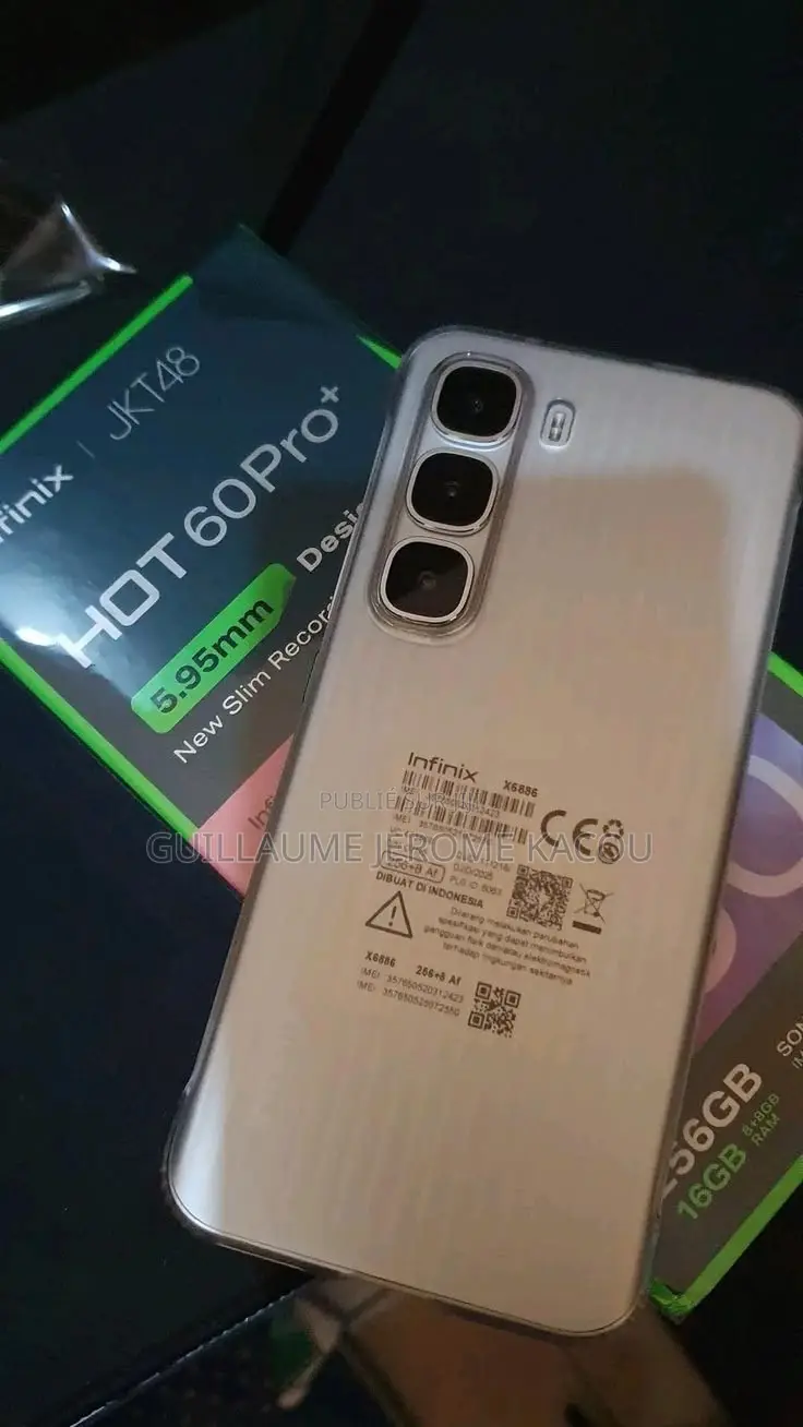 Nouveau Infinix Hot 50 Pro+ 4G 256 GB Gris