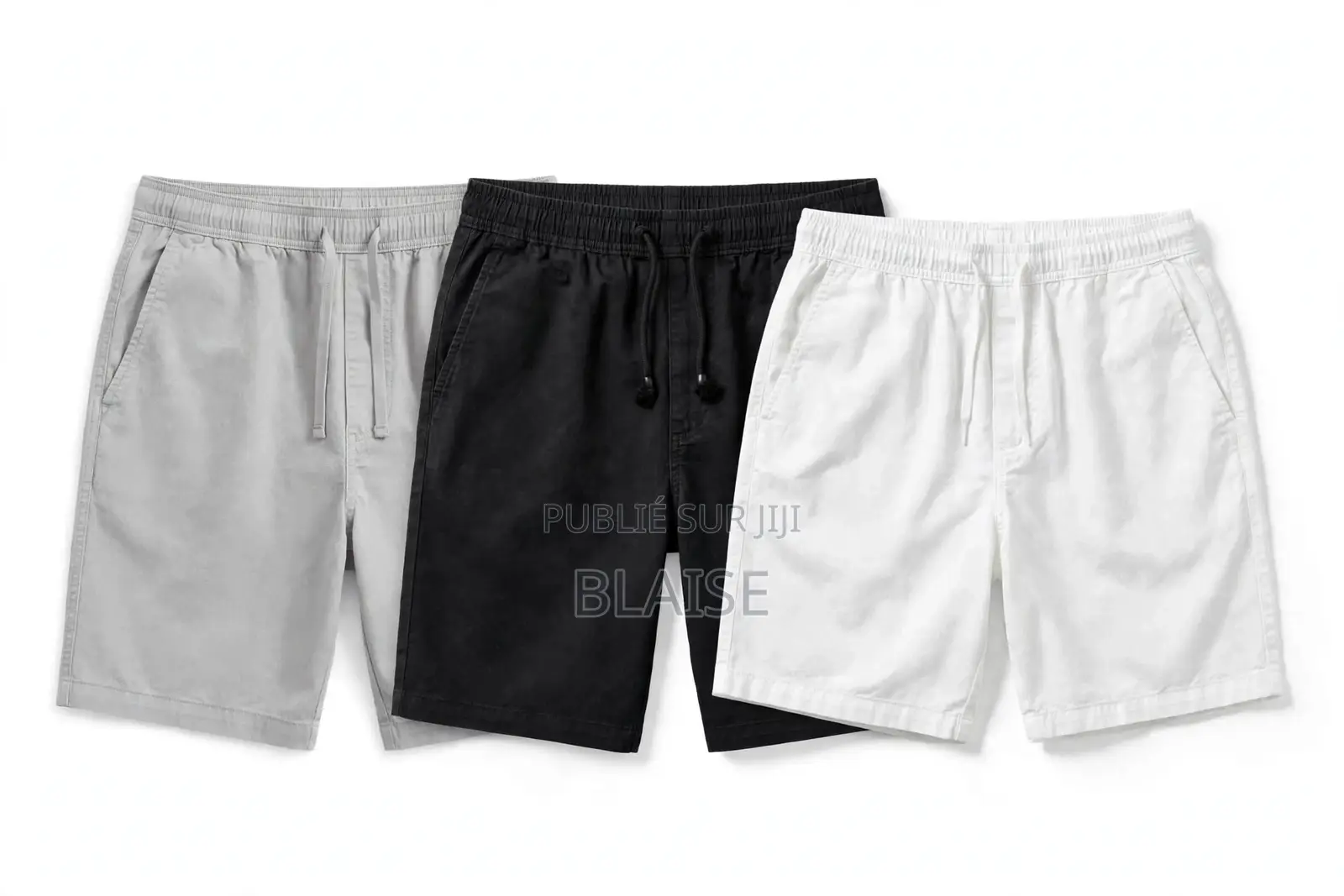 Lot De 3 Shorts Homme Classique - Coton Premium - 8000F PROMO