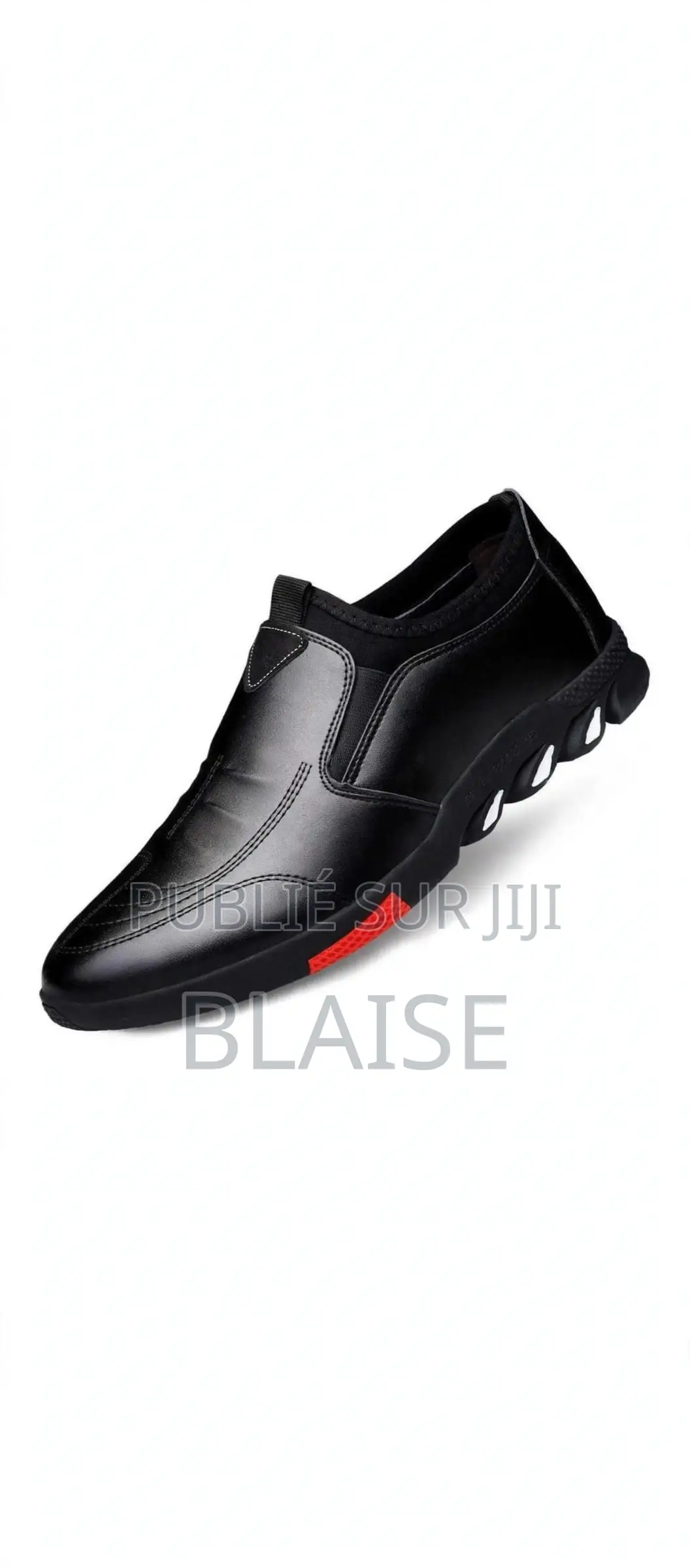 Chaussure Homme Flexible Pliable Noir - Ultra Souple Confort - 12000F