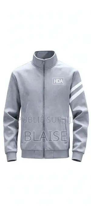Survêtement HDA Sport Homme Gris - 9000F PROMO Au Lieu De 16000F